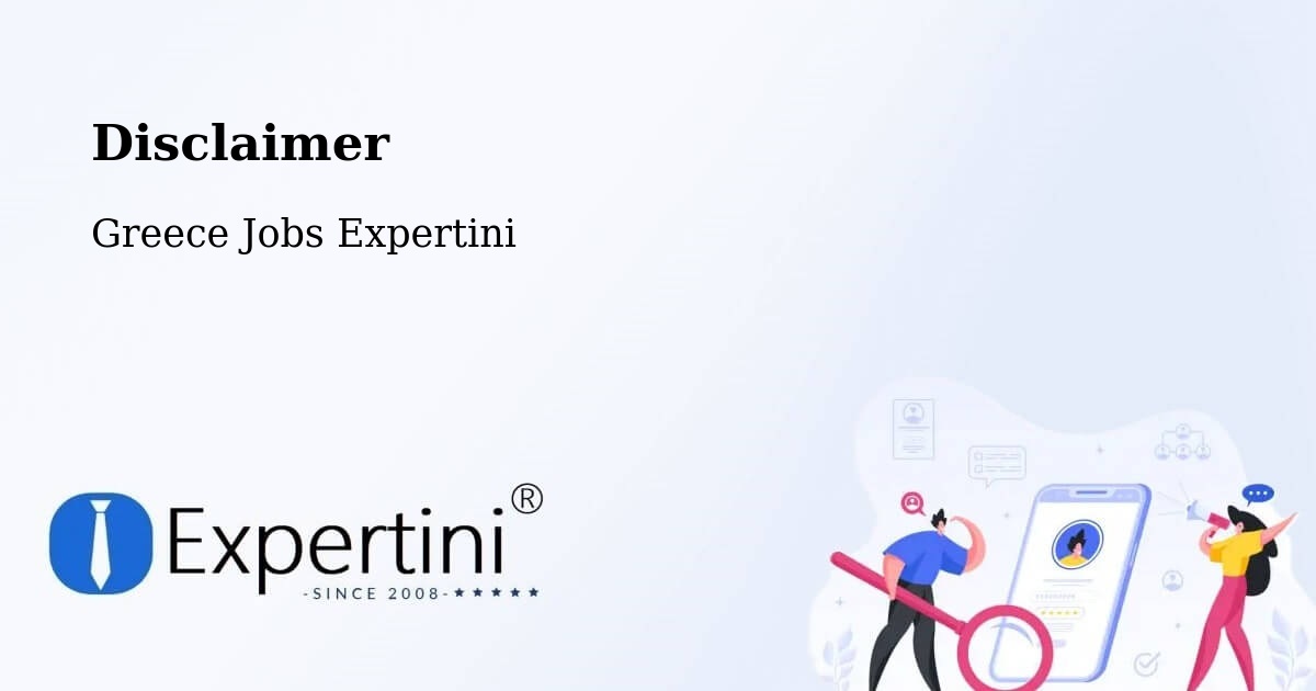 Disclaimer – Áno Sýros - Greece Jobs Expertini